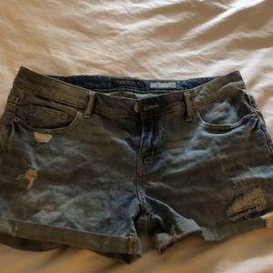 Aeropostale Shorts - Aeropostale midi distressed denim short. Size 12 Aeropostale Shorts - Aeropostale midi distressed denim short. Size 12